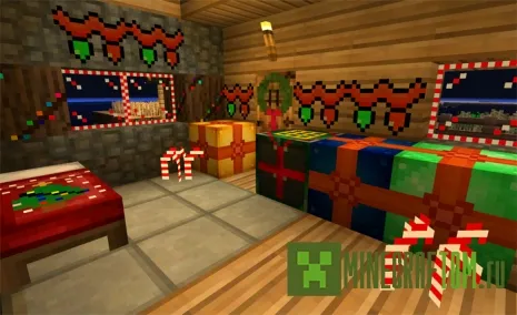 Текстуры Fletchercraft Christmas для 0.16.0 MCPE