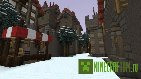 Карта Oakhold игры Майнкрафт