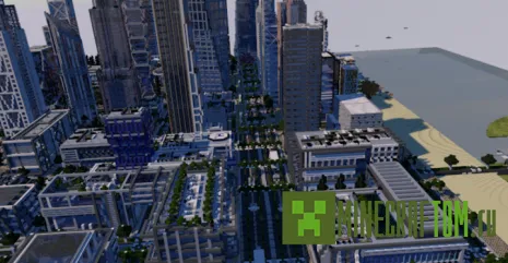 Карта U.I.E. CIty (Город Ю.И.Е) для игры Майнкрафт Карта U.I.E. CIty (Город Ю.И.Е) для игры Майнкрафт