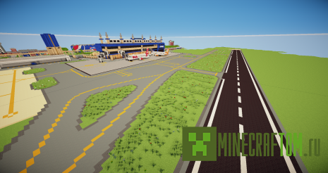 Карта Porto Alegres International Airport (Аэропорт Алегрес) Майнкрафт