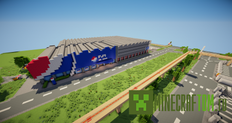 Карта Porto Alegres International Airport (Аэропорт Алегрес) Майнкрафт