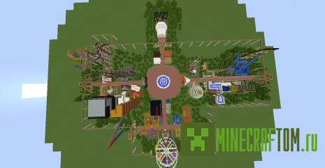 Карта Movie Town Theme Park (Тематический парк город фильмов) Карта Movie Town Theme Park (Тематический парк город фильмов)