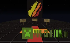 Карта Fire Pakour (Огненный паркур) для игры Minecraft Карта Fire Pakour (Огненный паркур) для игры Minecraft