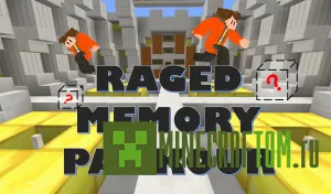 Карта Raged Memory Parkour (Неистовая память) для Майнкрафт Карта Raged Memory Parkour (Неистовая память) для Майнкрафт
