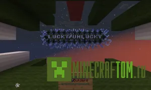 Карта Lucky/Unlucky (Везучий/невезучий) для Майнкрафт Карта Lucky/Unlucky (Везучий/невезучий) для Майнкрафт