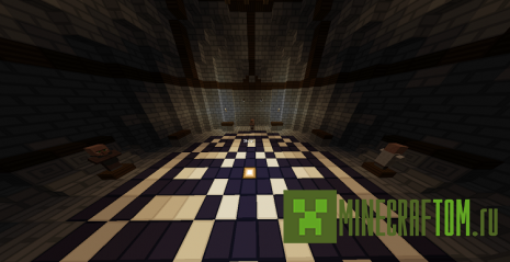 Карта Devils In Church (Демоны в церкве) Майнкрафт