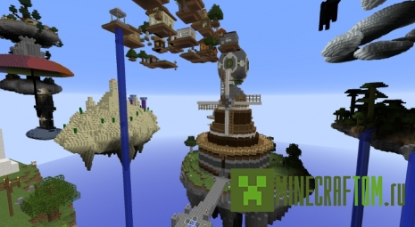 Карта Sky Megalith (Небесный мегалит) для Майнкрафт