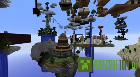 Карта Sky Megalith (Небесный мегалит) для Майнкрафт