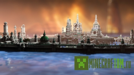 Карта Atlantide (Атлантида) для игры Minecraft