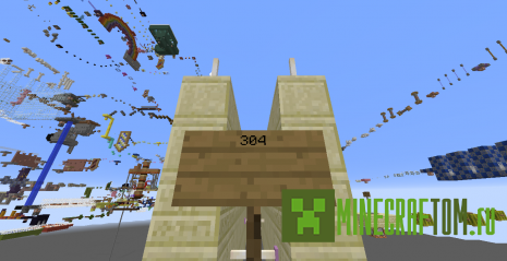 Карта The Longest Parkour (Самый длинный паркур) для Майнкрафт Карта The Longest Parkour (Самый длинный паркур) для Майнкрафт