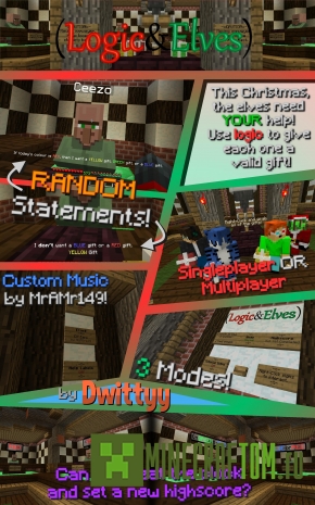 Карта Logic Elves (Логика Эльфов) для Майнкрафт Карта Logic Elves (Логика Эльфов) для Майнкрафт