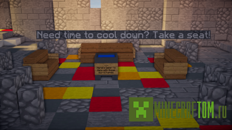 Карта Hot Potato (Горячая картошка) для Майнкрафт