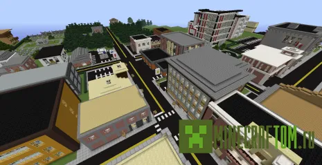 Карта Lormierville (Современный город Лормирвиль) Майнкрафт