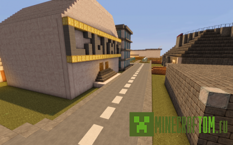 Карта Mazton city (город Мазтон) для игры Майнкрафт