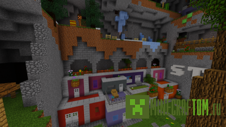 Карта Parkour Valley (Долина паркура) для игры Minecraft