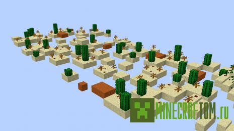 Карта Sky Desert Challenge (Пустынный вызов в небе) для Minecraft