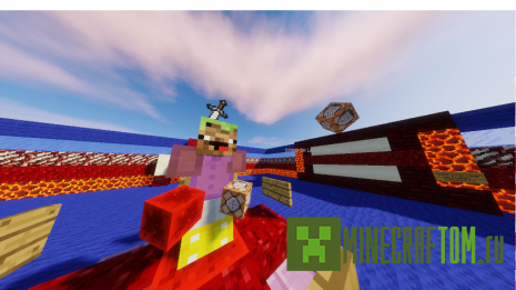 Карта Command Block Wipeout для игры Minecraft Карта Command Block Wipeout для игры Minecraft
