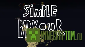 Карта Simple Parkour (Простенький паркур) для игры Minecraft Карта Simple Parkour (Простенький паркур) для игры Minecraft