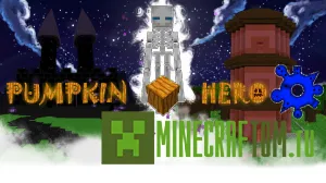 Карта Pumpkin Hero (Тыквенный герой) Майнкрафт