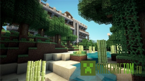 Карта Elven Resort (Эльфийский курорт) Майнкрафт