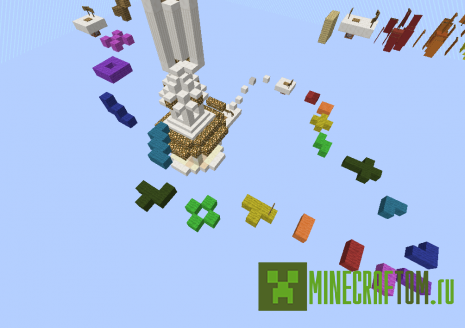 Карта Freestyle Parkour (Свободный стиль) для игры Minecraft