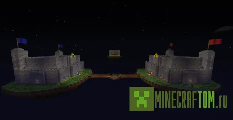 Карта SkyCastles (Небесные замки) для игры Майнкрафт