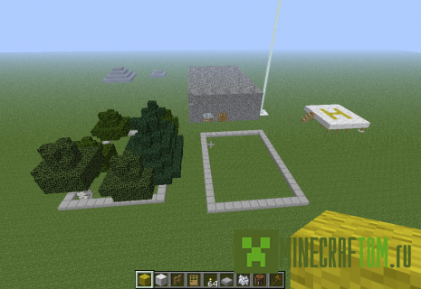 Карта Plus House (Дом плюс) для игры Майнкрафт