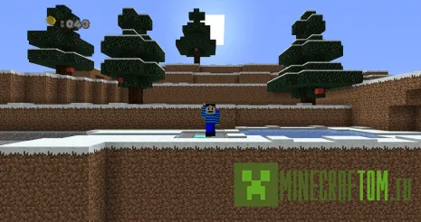 Карта 2D RUN (2D бег) для игры Майнкрафт