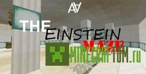 Карта The Einstein Maze (Лабиринт Эншетейна) игры Майнкрафт