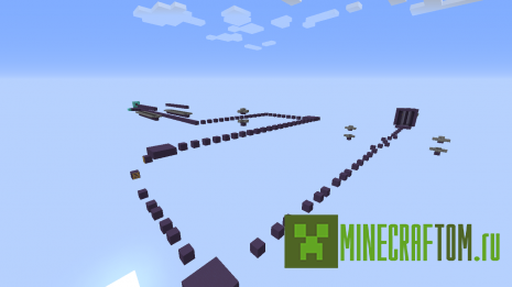 Карта Monster Parkour (Монстер паркур) для Minecraft Карта Monster Parkour (Монстер паркур) для Minecraft