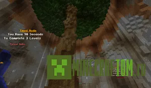 Карта Mad parkour (Сумасшедший паркур) для Minecraft Карта Mad parkour (Сумасшедший паркур) для Minecraft