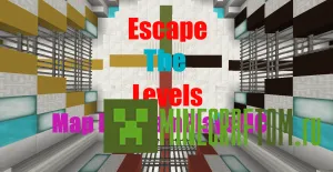 Карта Escape the Levels (Побег с уровней) Minecraft
