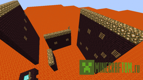 Карта The Lava Trials (Испытания лавой) для Minecraft Карта The Lava Trials (Испытания лавой) для Minecraft