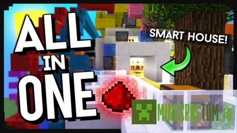 Карта All In One Room (Все в одной комнате) для Майнкрафт