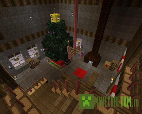 Карта Holiday Agent: The Winterrowd (Праздничный агент) Майнкрафт