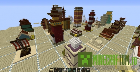 Карта The Complete ChunkWorld (Полный мир кусков) для Майнкрафт