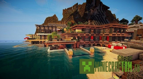 Карта Luxurious Cove House (Роскошный дом Cove) для игры Майнкрафт