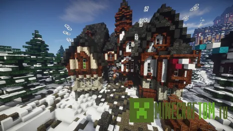 Карта Msk – Village of Altz (Поселок Альтц) для игры Майнкрафт