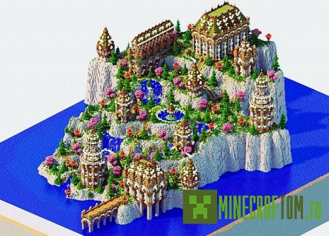 Карта Downstream (Вниз по течению) для игры Minecraft