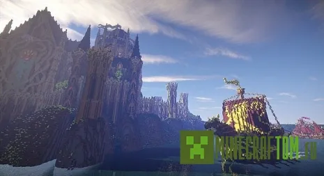 Карта Cair Paravel для игры Minecraft