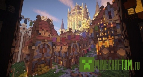 Карта Cair Paravel для игры Minecraft