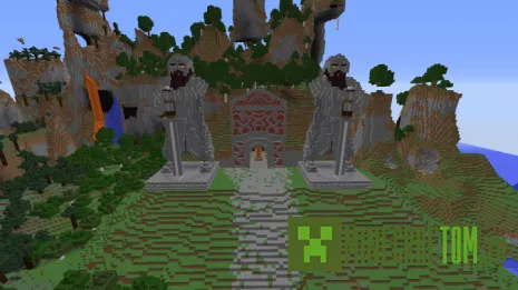 Карта Dwarven city (Город Дварвен) для игры Minecraft Карта Dwarven city (Город Дварвен) для игры Minecraft