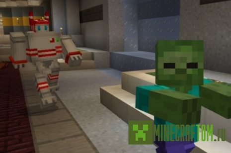 Мод Robots (Роботы) для 1.1.0 MCPE Мод Robots (Роботы) для 1.1.0 MCPE