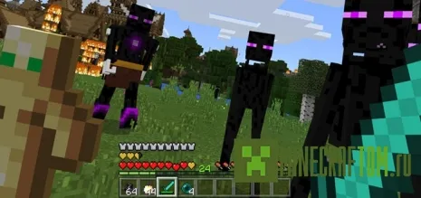 Мод The Ender Boss (Босс Эндермен) для версии 1.1.0 Майнкрафт ПЕ Мод The Ender Boss (Босс Эндермен) для версии 1.1.0 Майнкрафт ПЕ