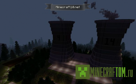 Карта ЧАЭС для версии 0.15.6 Майнкрафт ПЕ