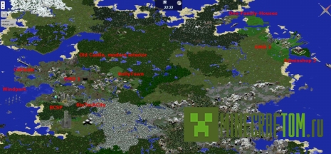 Карта BioTECH-City HollyTown (Био техничный дом Святой город)