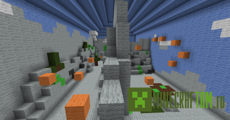 Карта The Wooly Box World (Мир шерстяных коробов) для Minecraft Карта The Wooly Box World (Мир шерстяных коробов) для Minecraft