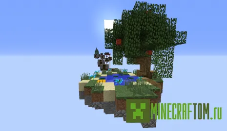 Карта Pad Parkour (Паркур на подушке) для игры Майнкрафт Карта Pad Parkour (Паркур на подушке) для игры Майнкрафт