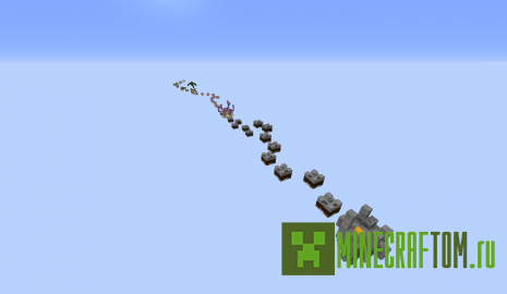 Карта Pad Parkour (Паркур на подушке) для игры Майнкрафт