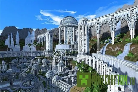 Карта The City of Adamantis (Город Адамантис) для игры Майнкрафт Карта The City of Adamantis (Город Адамантис) для игры Майнкрафт